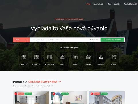Portál · Design — 1realitka.sk