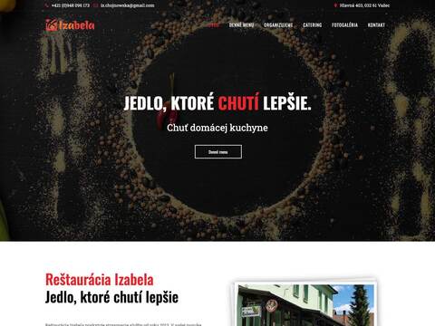 Firemný web — izabela.sk